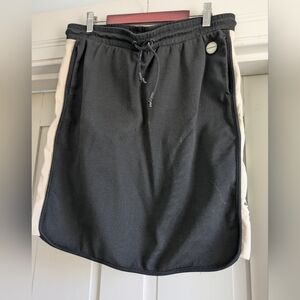 Scotch & Soda Black Skirt w/ Cream Striping at Sides-XL